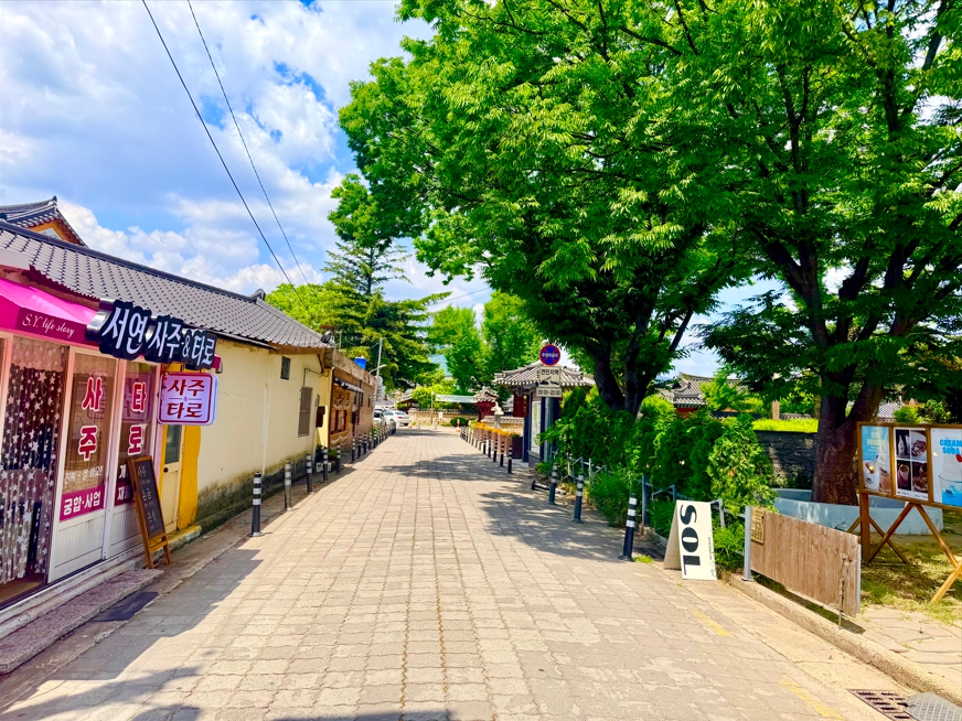 경주 아이와 가기 좋은 카페 SOL 한옥 전경