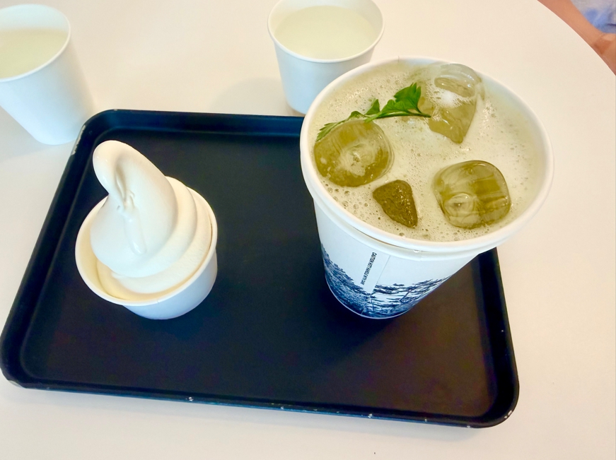 경주 SOL 카페 아이스크림과 청포도 에이드