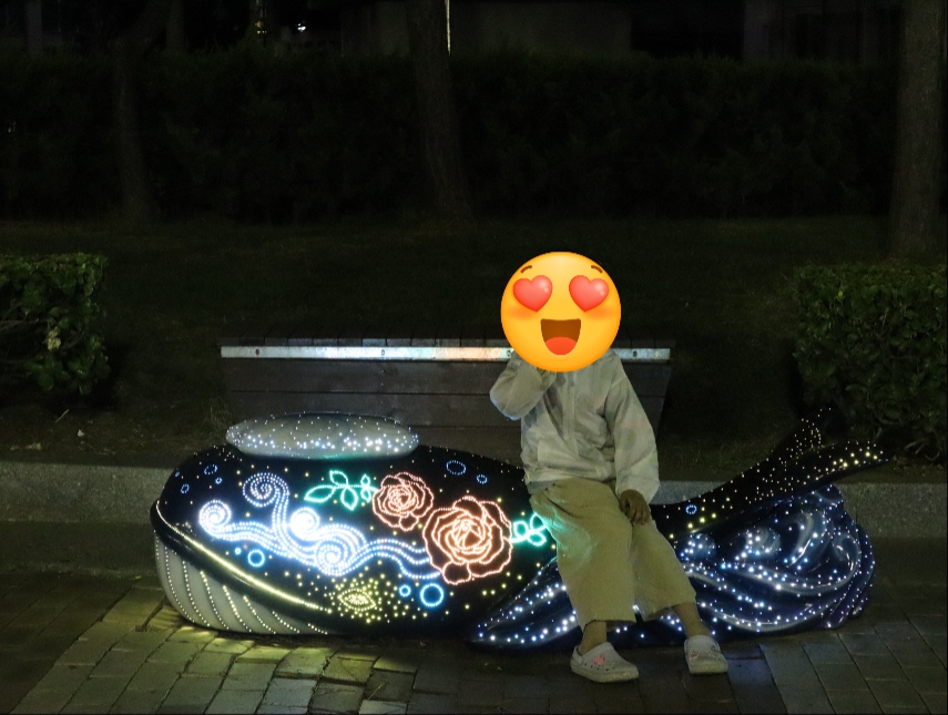 포항 호미곶 고래 모양 의자