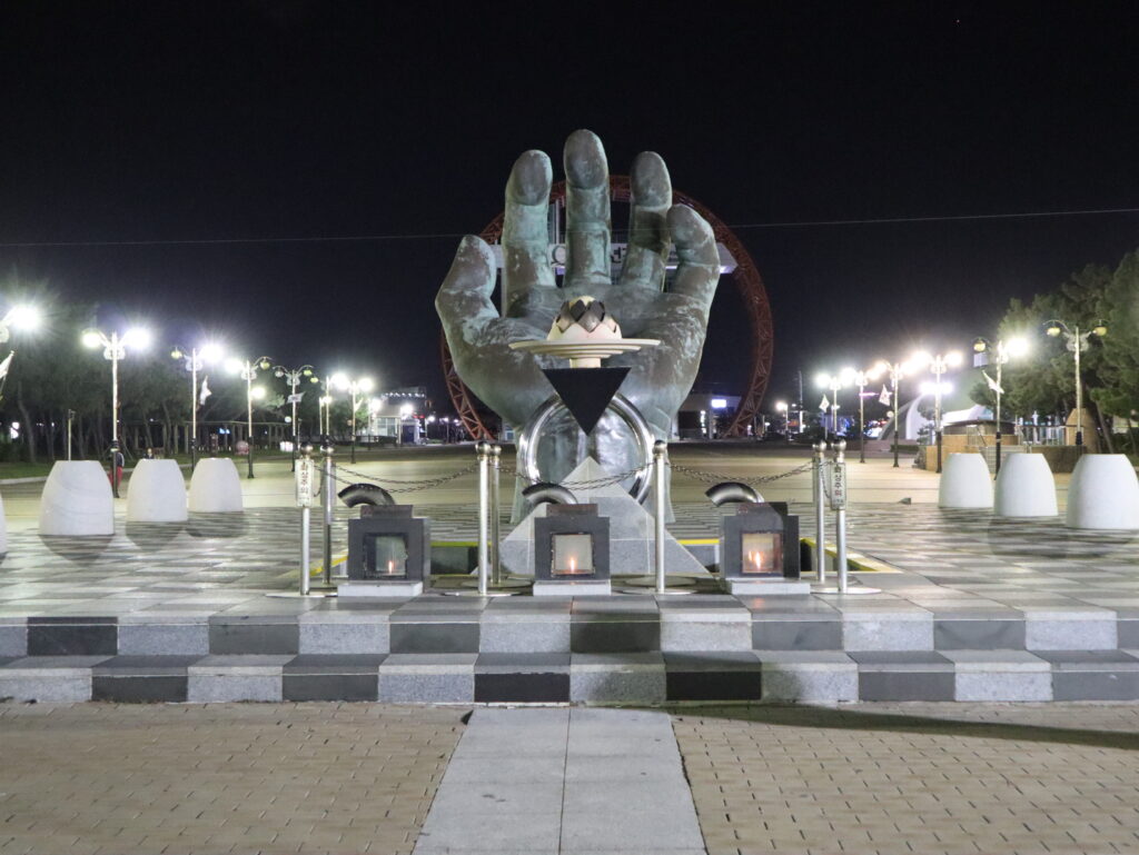 포항 호미곶 메인 광장 야경