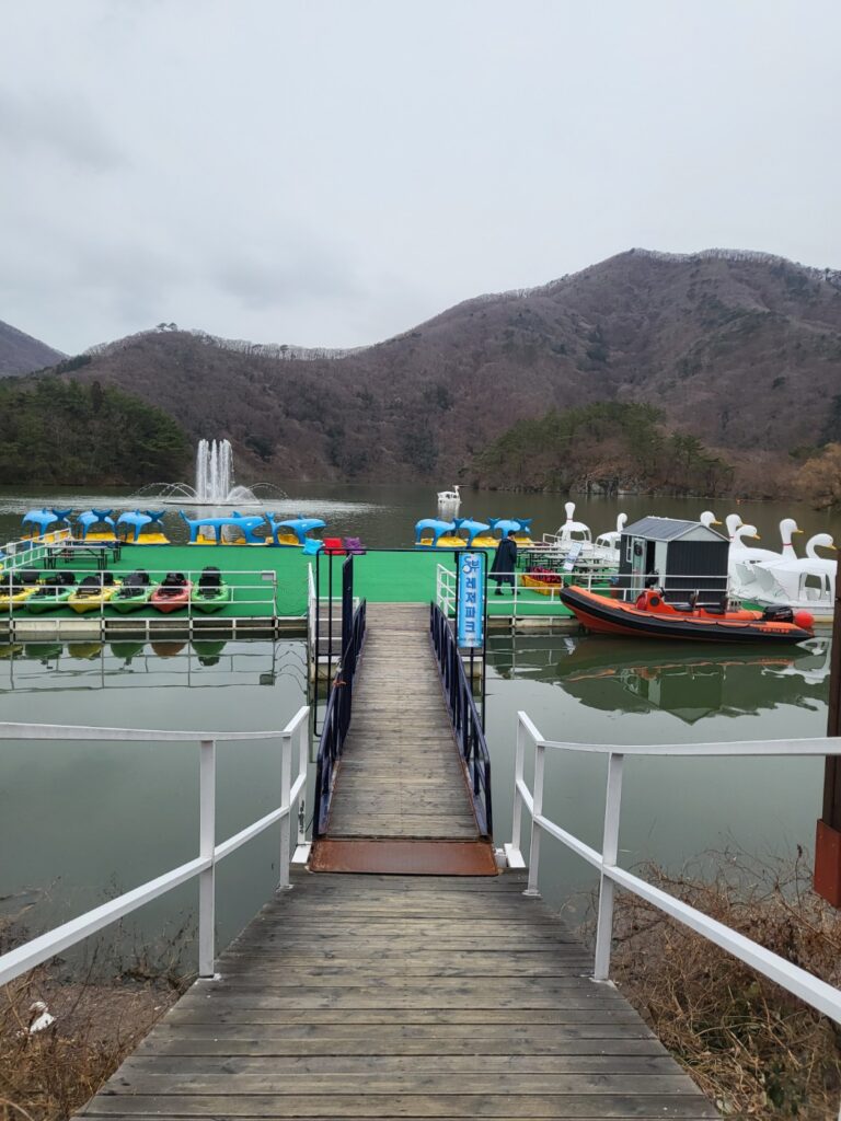 동부레저파크 보트 선착장 가는 길