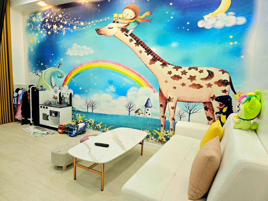 경북 상주 키즈풀빌라 아이 놀이용품 수납장