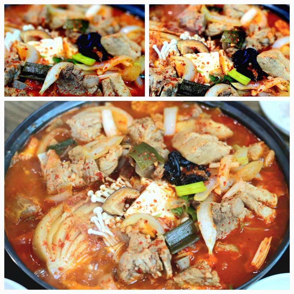 경북 상주맛집 한돈 갈비 김치찜 상차림