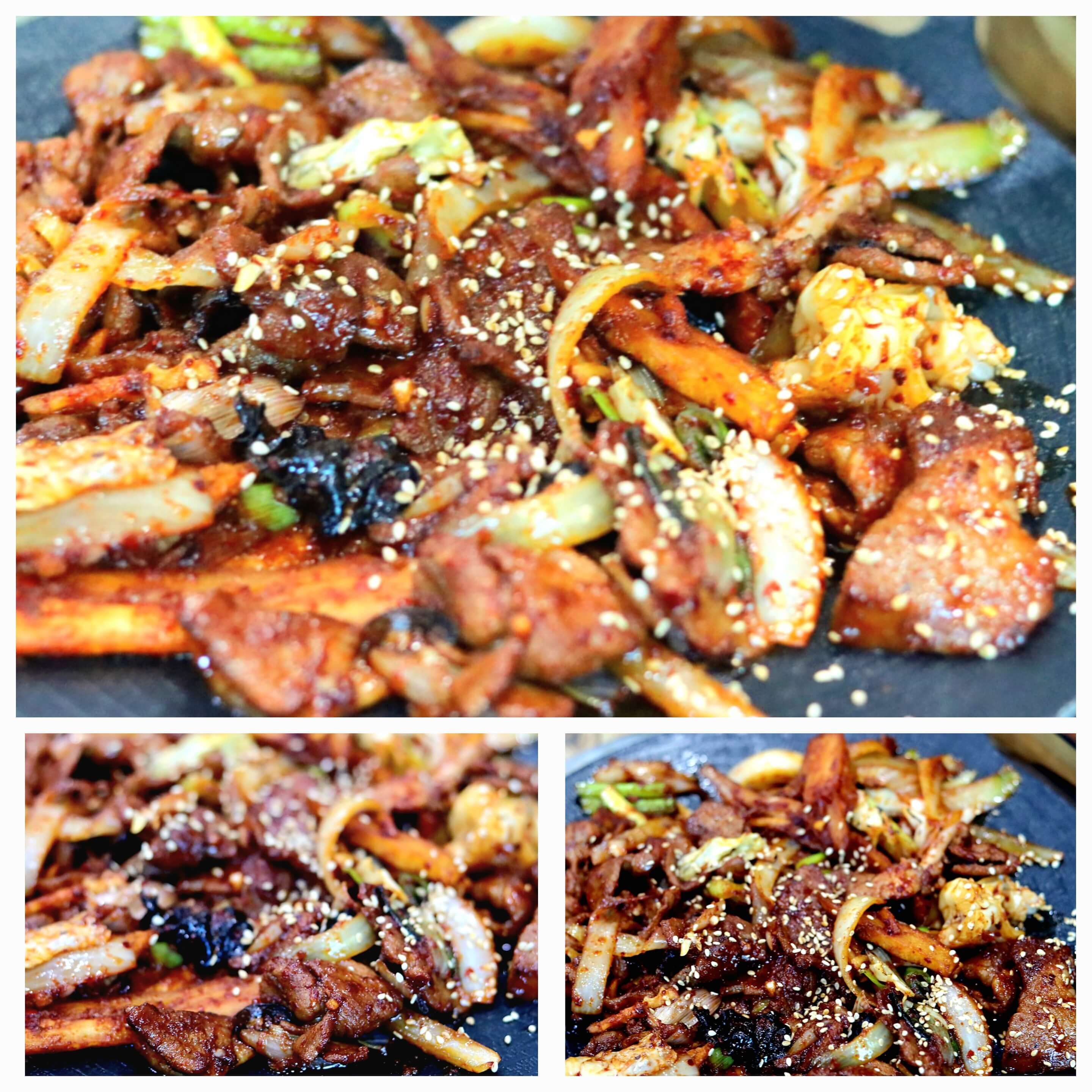 경북 상주맛집 더덕 두루치기 정식 상차림